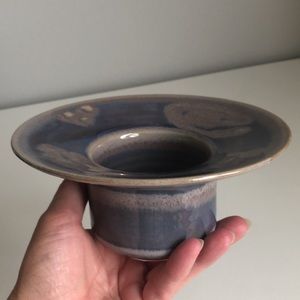 Ikebana Pottery Flower Frog Trumpet Style